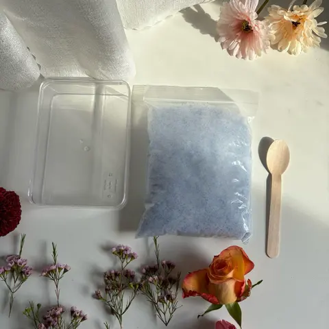 สินค้าใหม่!! ทรายซิลิกาแท้เกรดสำหรับอบดอกไม้ พวงมาลัย  มีช้อนแถมไม้แถม!!